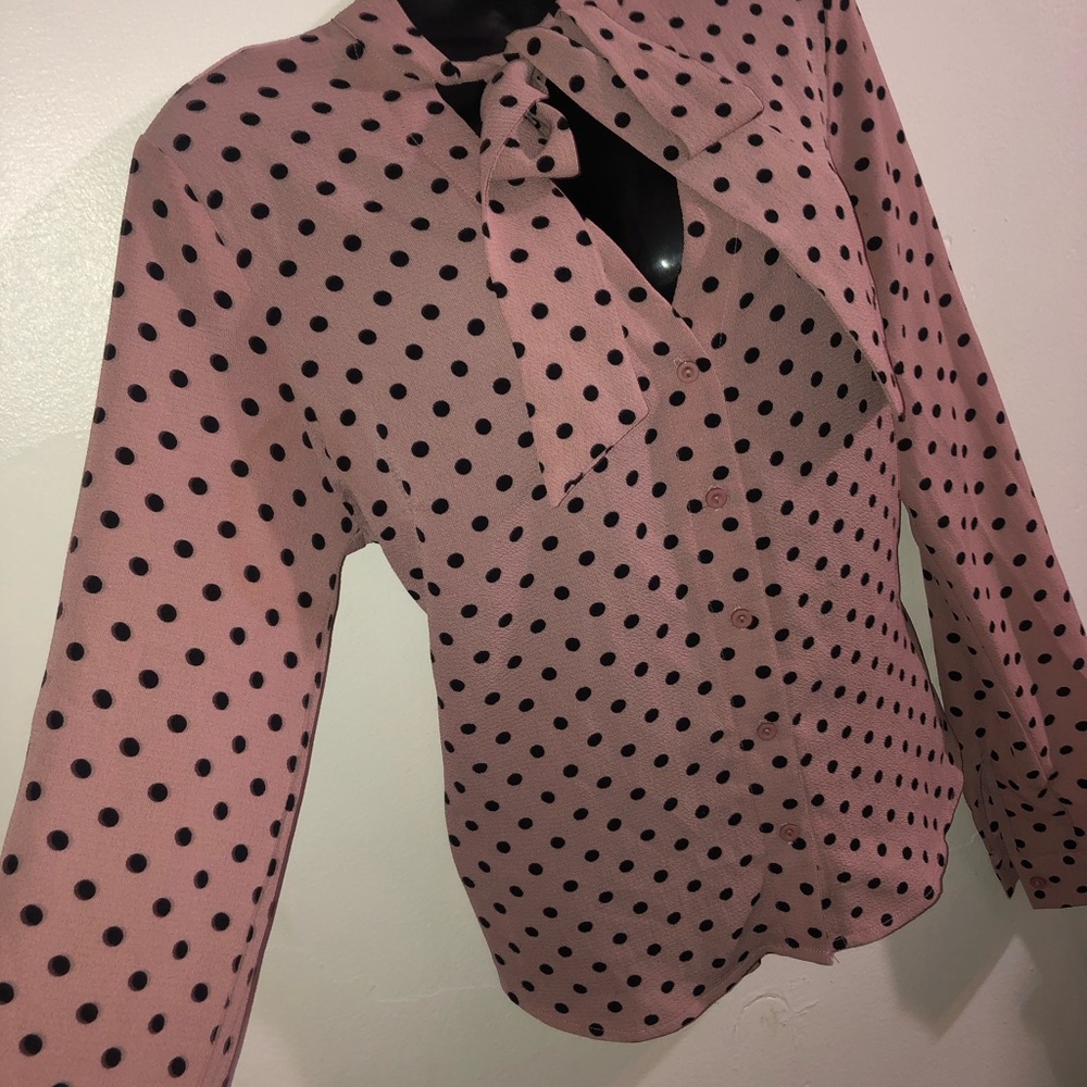 Forever 21 Tie Blouse